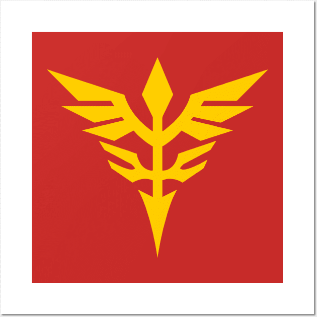 Neo Zeon Logo Wall Art by Pakyu Pashion